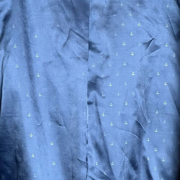 Tommy Hilfiger Vintage Corduroy double button Navy Blue Elbow Patch Size 44 - Picture 9 of 10